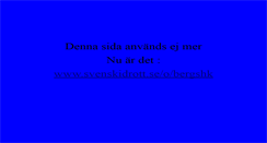 Desktop Screenshot of bergshastklubb.se-swed.net